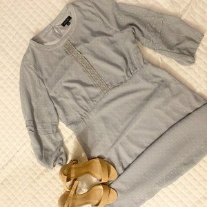 Roolee Dresses | Light Blue/Grey Midi Dress